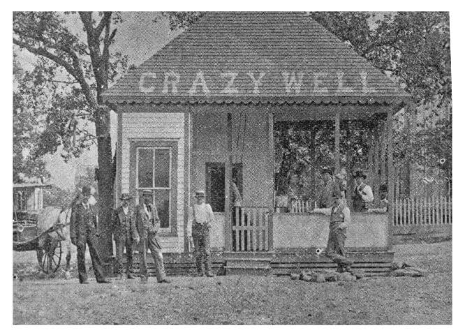 Old crazy well house